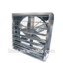 As aves utilizaram ventilador axial quadrado para resfriar o ventilador
